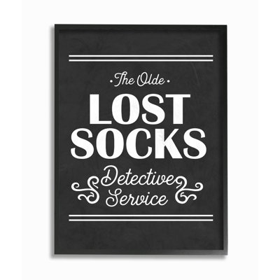 " Olde Lost Socks Detective Service "