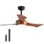 42-inch ceiling fan with light, three-colour dimmable, Reversible ceiling fan, Quick-install, 3 ABS blades, for Bedroom&Living Room