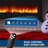Wall Mount Electric Fireplace, Touch Screen And Remote Control, 12 Flame Colors-1776385143