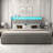Kadeer Lift Up Bed Frame with Charging Station & LED Light, Upholstered Bed with Button Tufted-948587277-948587279