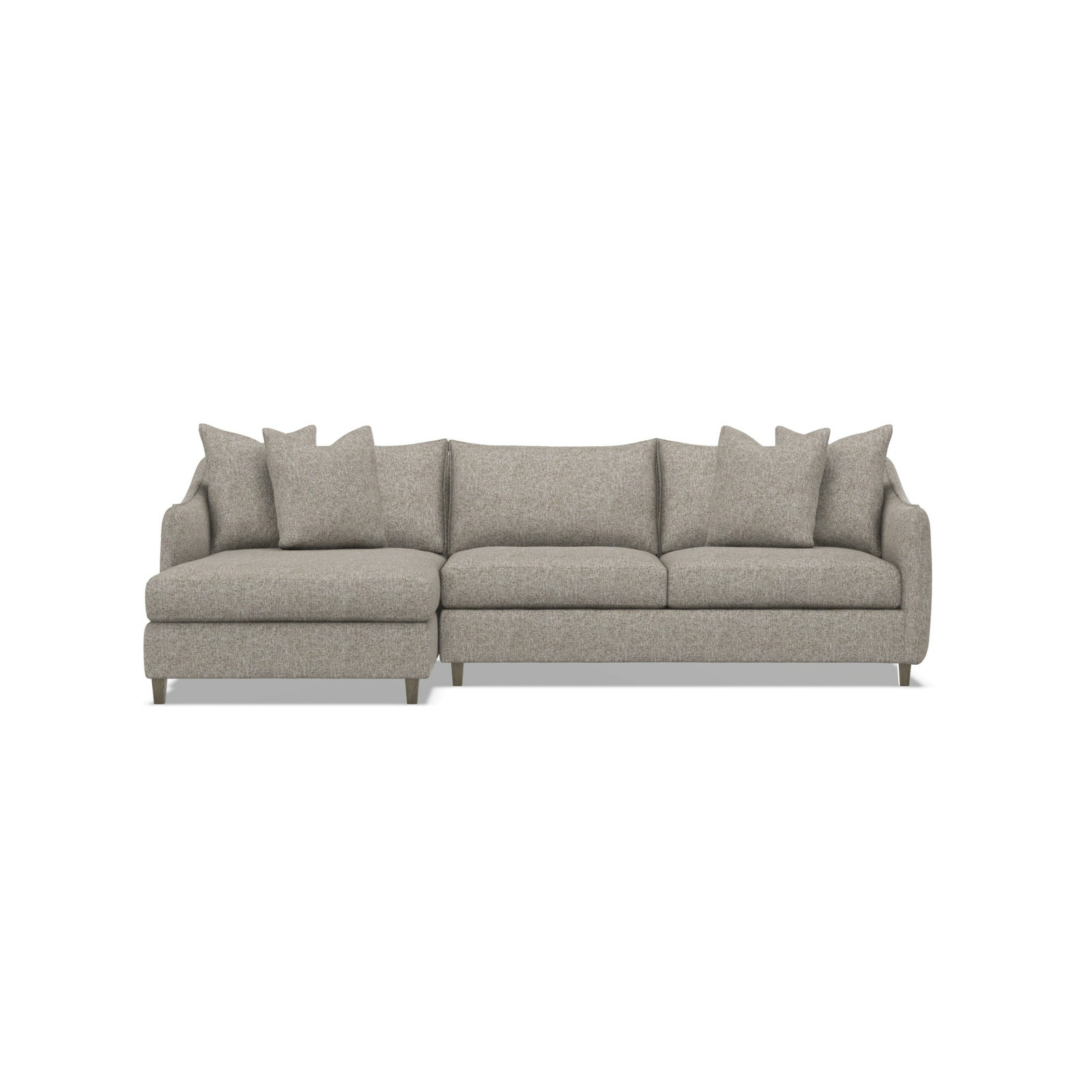 Joli Upholstered Chaise L-Sectional, 1697-012