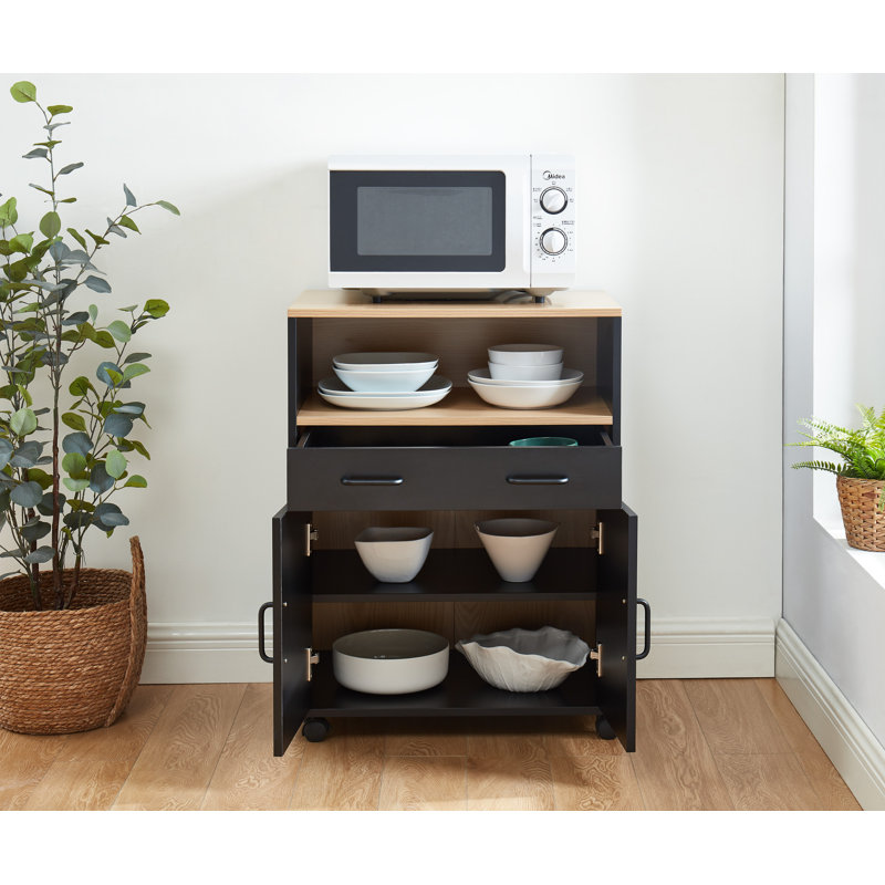Jhelani Wood Bar Cart