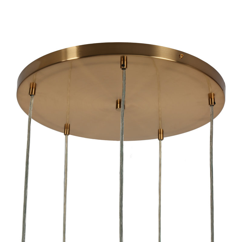 Luminaire suspendu grappe 5 lumières Alyra