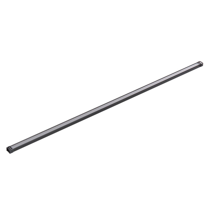 Barre d'éclairage sous l'armoire Lootens, Noir, H 0,5 po x l 0,5 po x P 36 po