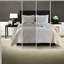 Ensembles de literie en velours doux pour grand lit, style géométrique moderne pour la maison