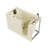 Therapeutic Tubs 30 in. x 60 in. Right Drain Quick Fill Walk-In Whirlpool and Air Tub with Powered Fast Drain in Biscuit-3141101-3141098