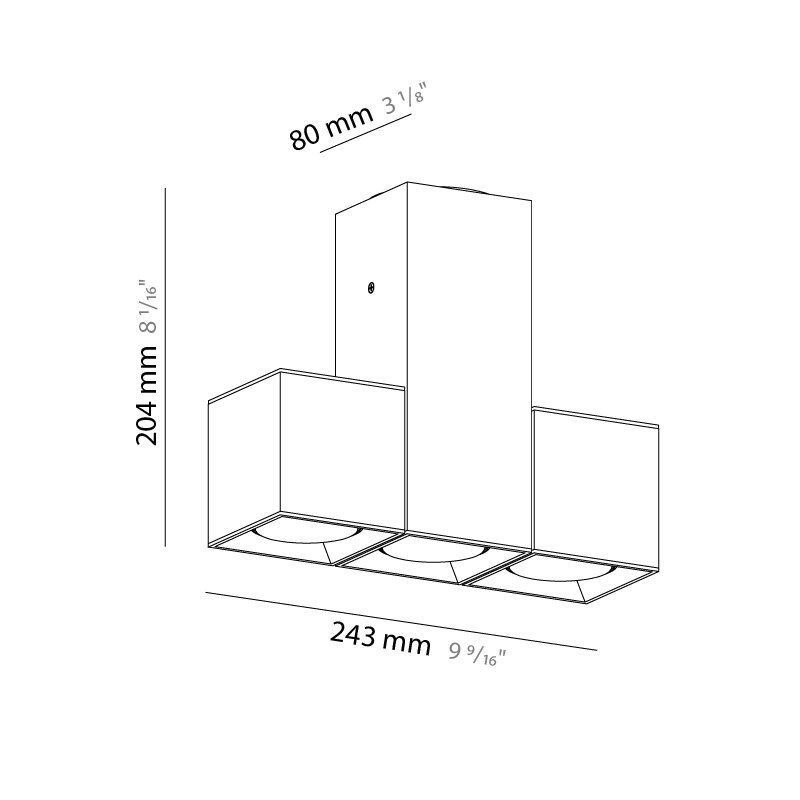 Dau 3-Light Spotlight