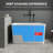 47'' Freestanding Soaking Solid Surface Bathtub In White