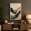 Earthen Waves Abstract - Wrapped Canvas-1596017379-1596017382