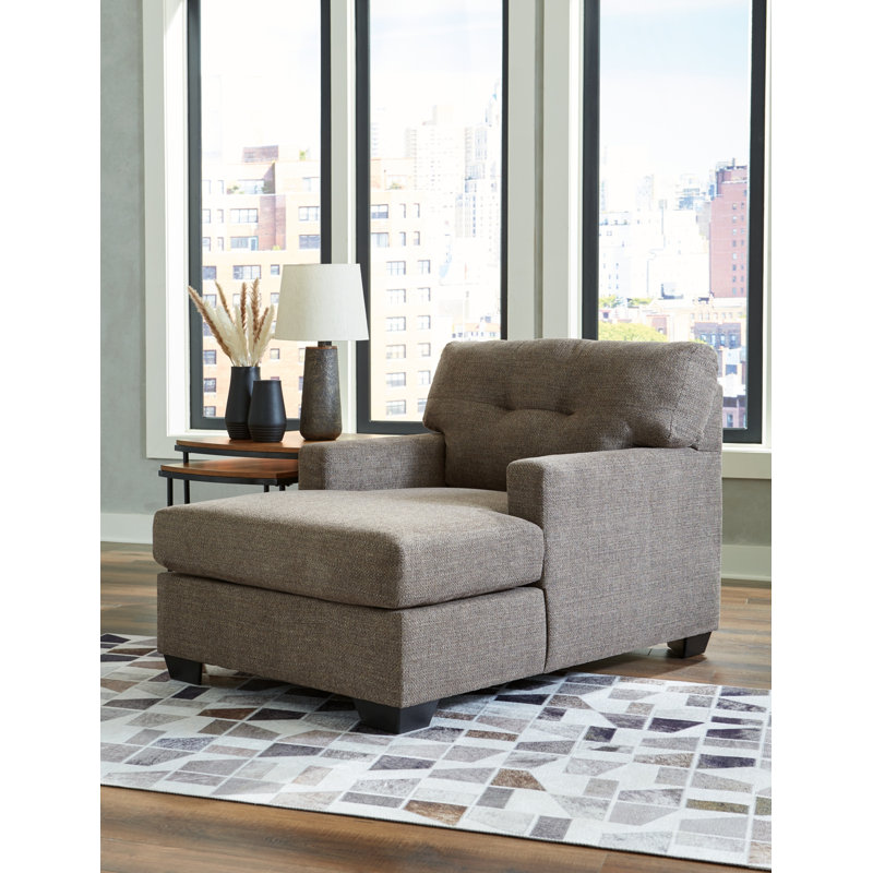 Chaise longue Irie, Polyester à 100 % de couleur brune