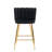 Latefa Upholstered Counter Stool with Iron Frame-284612857
