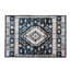 Tapis Jena 5X7, motif géométrique persan classique, noir et bleu-123764809
