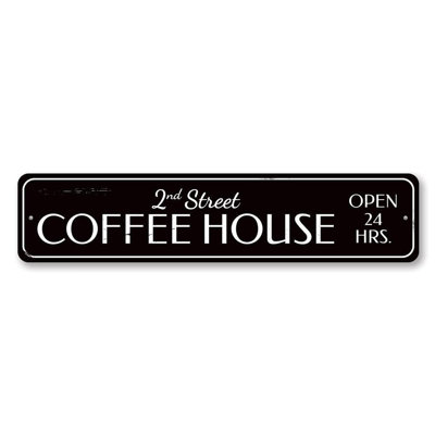 Coffee House Sign - 6" X 24"