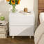 Table de chevet en polyfurniture MDF (2 tiroirs)-101635643