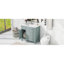 Meuble-lavabo de salle de bain avec tiroirs - Structure en bois massif 36 po-121054715