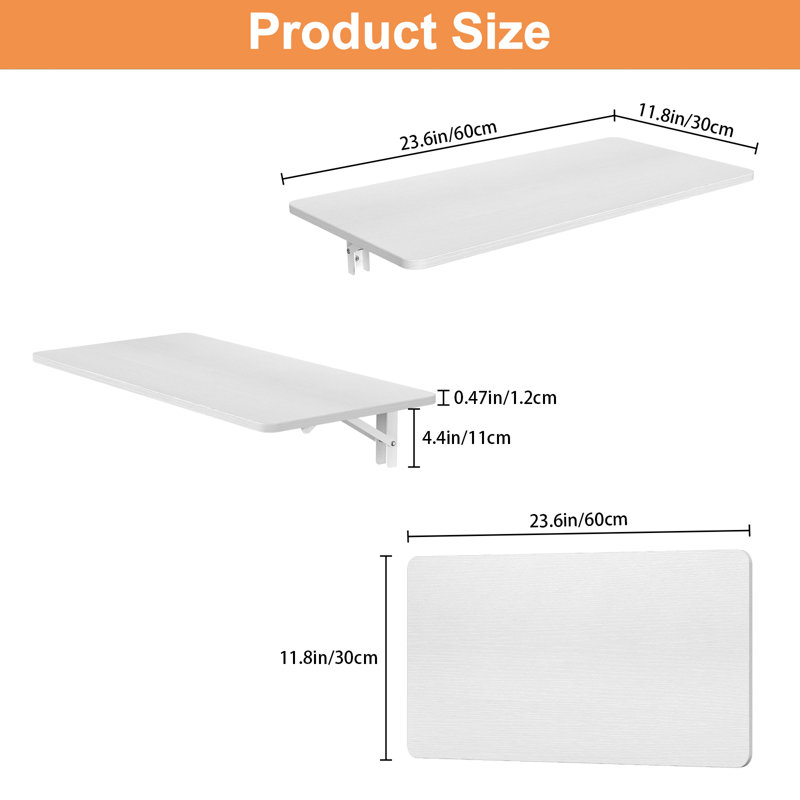 Tablette murale blanche