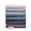 Couverture chauffante Serta Plush gris foncé ultra douce 127 x 152 cm-56055766