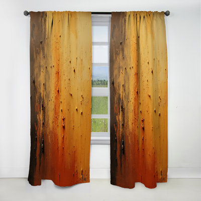 Sidonie - Abstract Collages Curtain - Blackout Abstract Curtain - 1 Panels