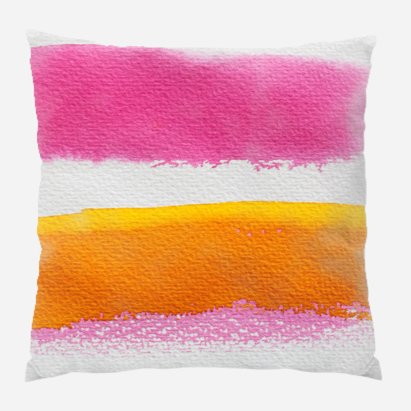 Coussin watercolour Derby, Microsuède, Intérieur