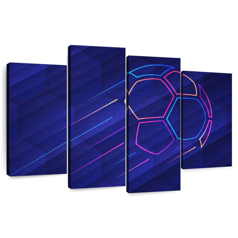 Ballon de football Sireci Swift Neon, H 22 po x l 36 po
