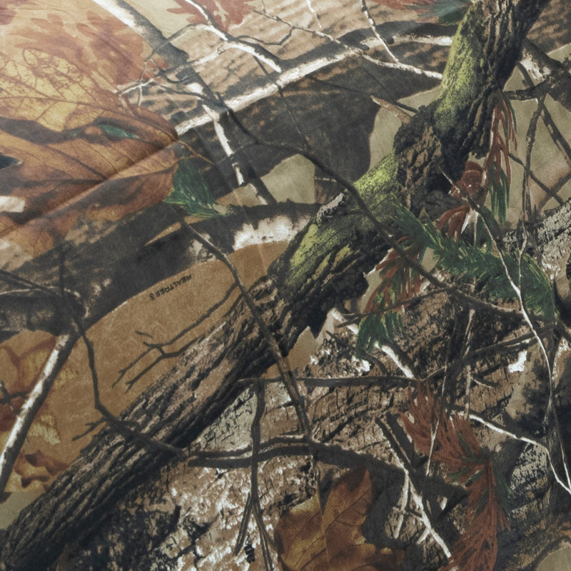 Realtree All Purpose Camo Bedding  Sheet Set Polycotton Rustic Farmhouse Bedding for Lodge, Cabin & Hunting Bed Set – Perfect for Outdoor Camouflage Bedroom