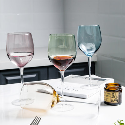 Balchand 15.72oz. Handmade Wine Glass Set
