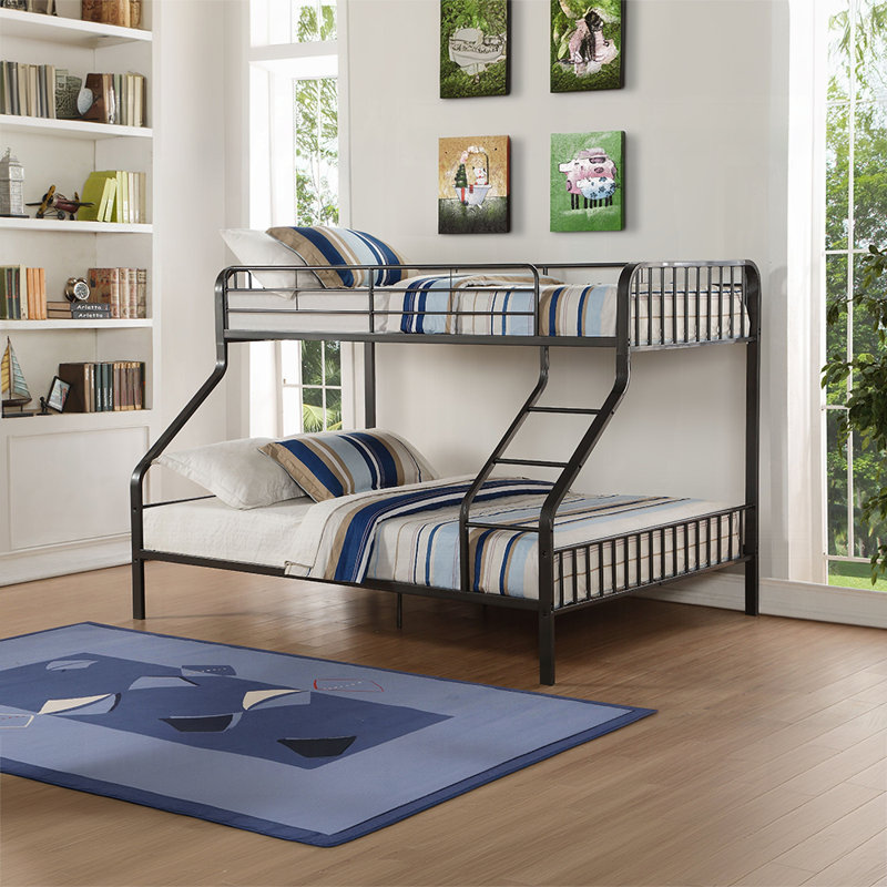 ACME Caius Bunk Bed (Twin XL/Queen), Gunmetal