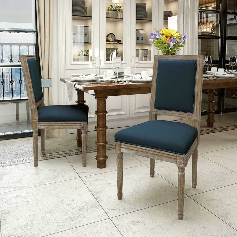 Chaise de salle à manger, Bleu