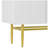 Modern Elegant 4-door Sideboard Gold Metal Handle Buffet Cabinet for Dining Room, Living Room, Bedroom, Hallway-1997323673