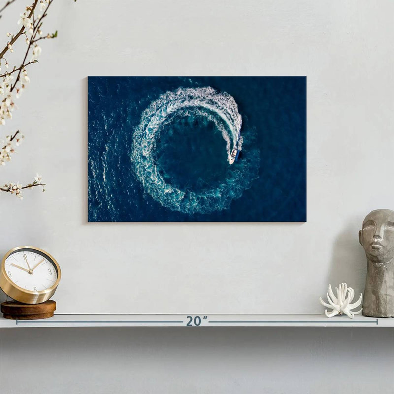 Mehar Boat Loop At Sea, 8" H x 12" W