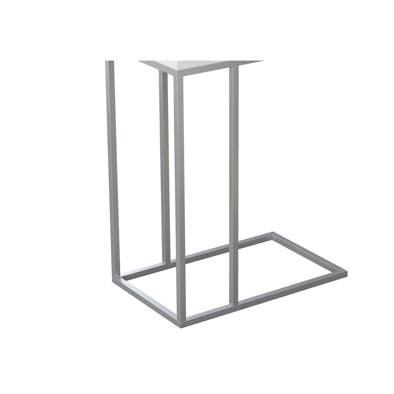 Cothern End Table, Silver, White