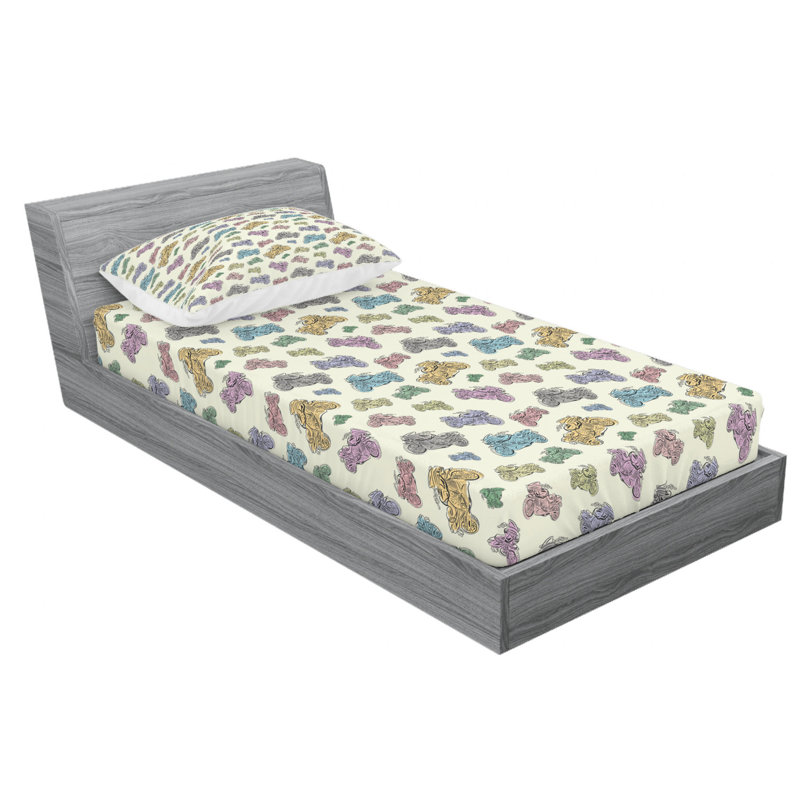 Microfiber Sheet Set, Twin XL Sheet Set with Fitted Sheet