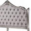 Lit Ariadne en velours et finition platine antique-558579263