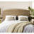Boatwright Rattan Panel Headboard wiht Solid Wood Legs-673311196