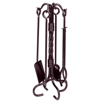 Ensemble d'outils de foyer en acier Daiton