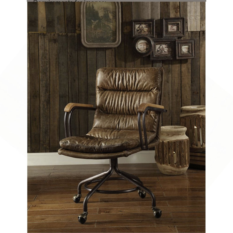 Chaise de bureau Harith II, Brun