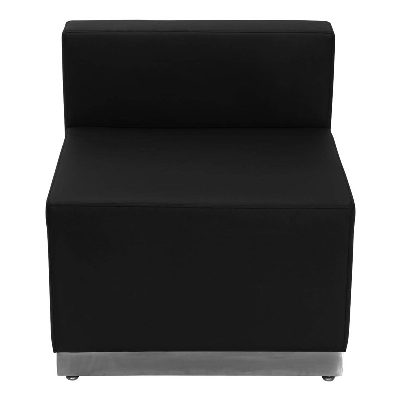 Hercules Alon Series 3-Piece LeatherSoft Modular Reception Configuration, Black