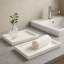 Tray - Bathroom Organizer White Small-1866943991