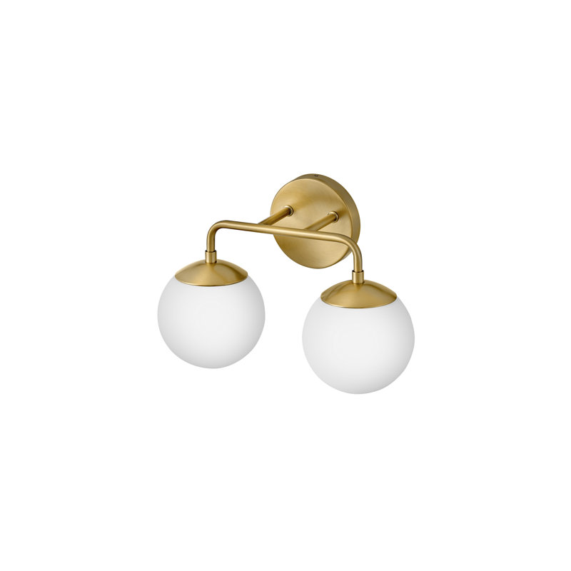 Éclairage pour meuble-lavabo à 2 lumières à intensité variable Kobie, Or