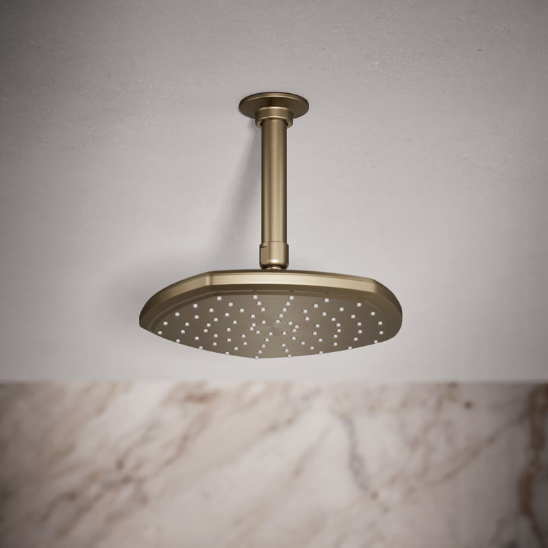 Occasion 8 In. Single-Function Rainhead, Vibrant Brushed Bronze, 1.75 GPM