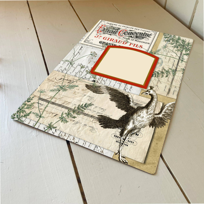 Wall Decor on Metal, 25cm H x 20cm W