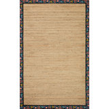 Rifle Paper Co. x Loloi Costa COS-01 Wildwood Natural/Black Area Rug