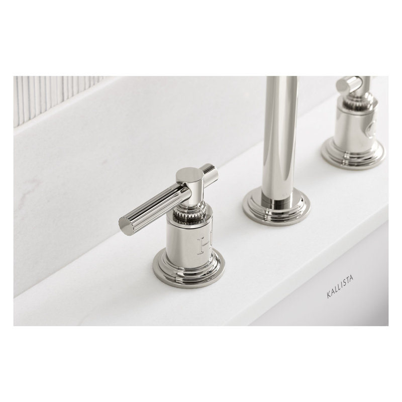 Central Park West™ Sink Faucet, Arch Spout, Lever Handles, Polished Nickel