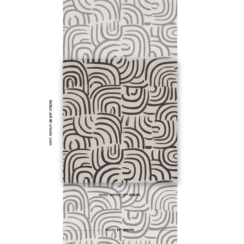 Schumacher x Backdrop New Beat Wallpaper, Carbon