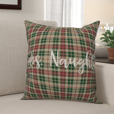 Coussin décoratif Mme. Naughty in Tartan