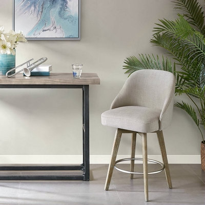 Tabouret de comptoir avec siège pivotant
