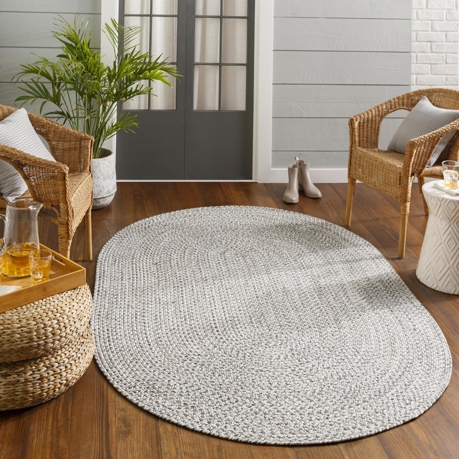 Leroux Rug, Oval 5' x 7'6"