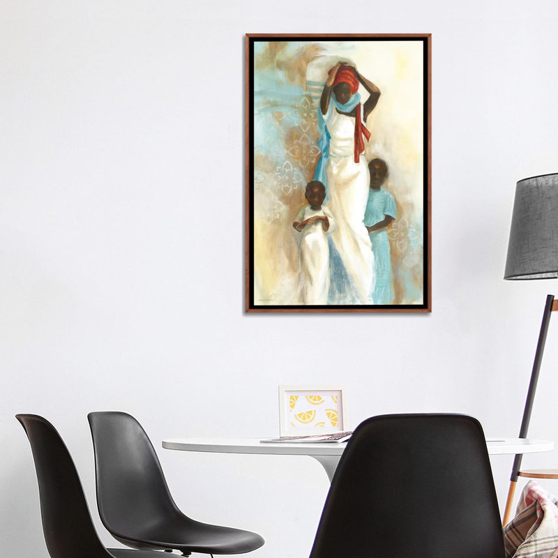 « power of love ii » par carol robinson, reproduction d’art, H 60 po x l 40po x P 1,5 po, Toile avec cadre en bois classique