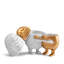 Haas Happy Huggers White+Gold-878000243