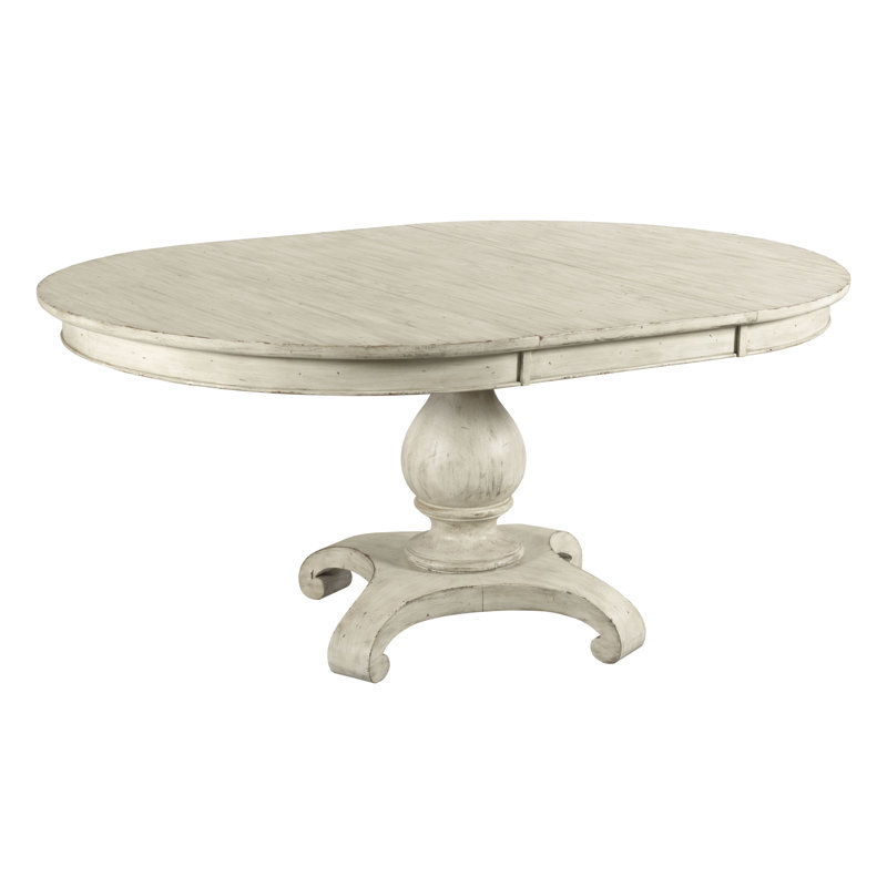 Shaylene Extendable Round Solid Wood Dining Table